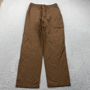 Jordan Men's Cargo Pants Brown Elastic Waist Drawstring Size Small